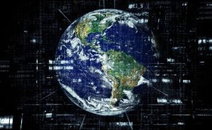 image depicting Earth's Internet globalisation